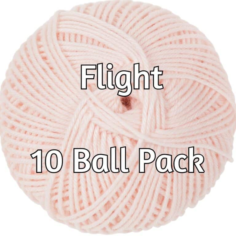 Flight Merino Lite 4ply Swan 10 Pack