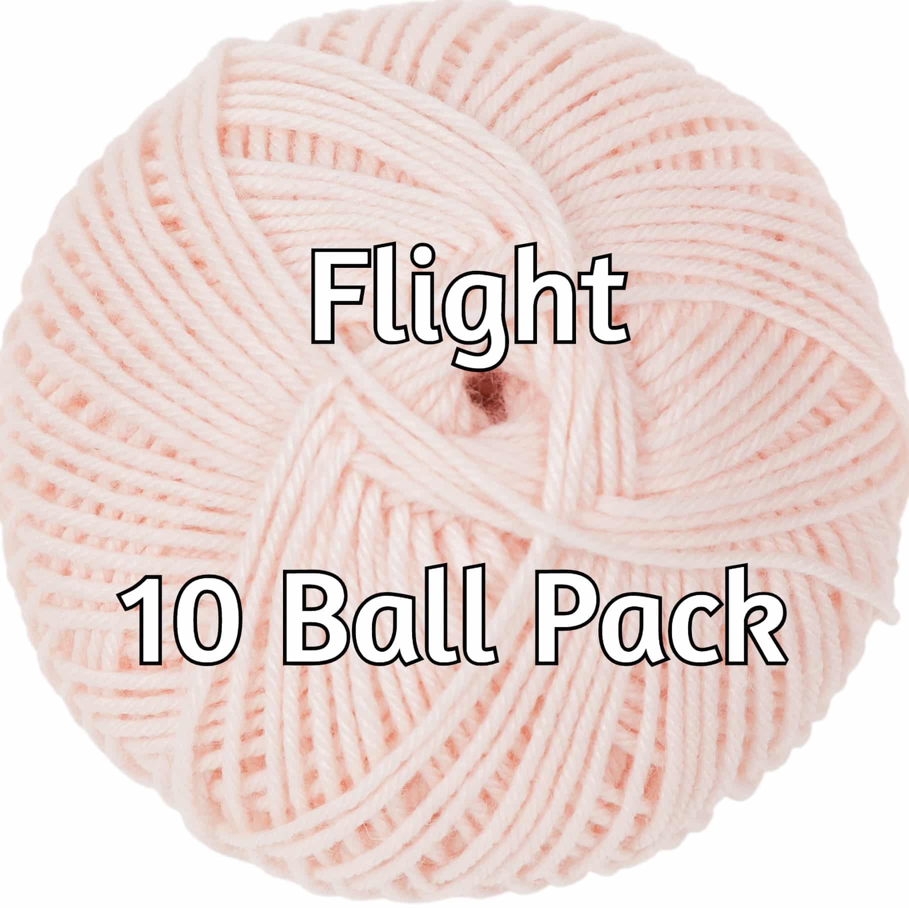 Flight Merino Lite 4ply Swan 10 Pack