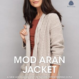 TAYC Patons 8ply Mod Aran Jacket