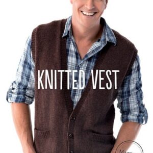 TAYC Panda 8ply Knitted Vest Mens