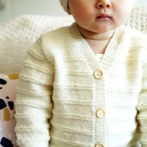 Baby Cakes 4ply Augusta Cardi and Hat