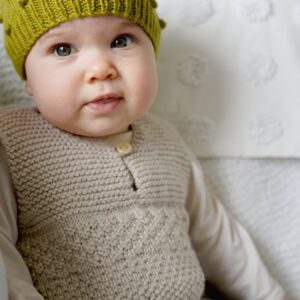 Baby Cakes 8ply Phoenix Vest and Hat