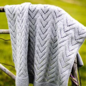 Baby Cakes 8ply Twisty Lace Blanket