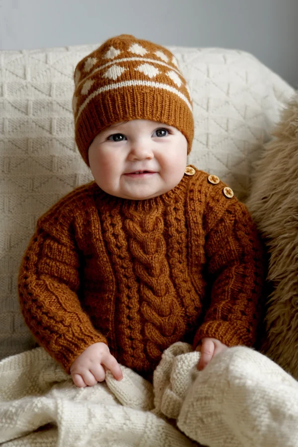 Baby Cakes Morgan Sweater and Hat