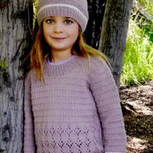 Little Cupcakes 8ply Brooke Sweater and Hat