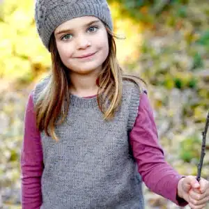 Little Cupcakes 8ply Vyna Vest and Hat