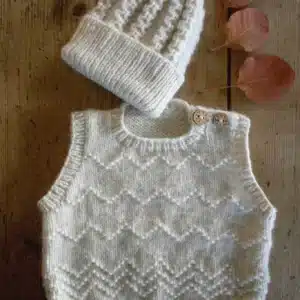 Baby Cakes 8ply Peyton Vest and Hat