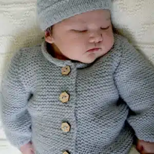 Baby Cakes 8ply Tatum Cardi and Hat