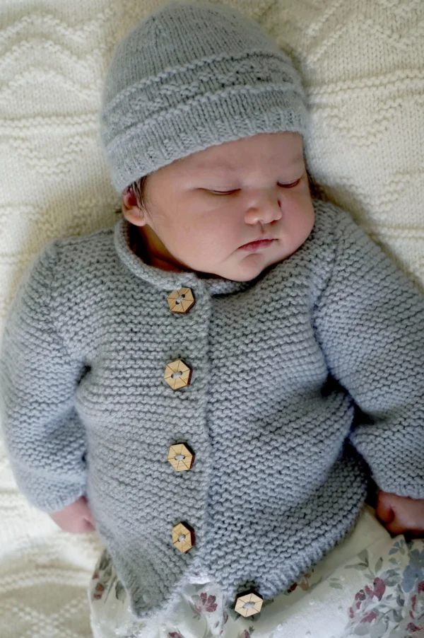 Baby Cakes Tatum Cardi and Hat