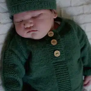 Baby Cakes 4ply Casey Sweater and Hat