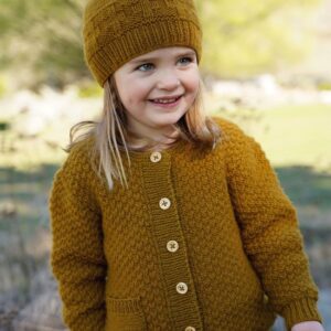 Little Cupcakes 8ply Rowan Cardi and Hat