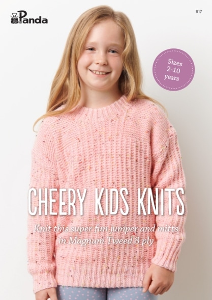 TAYC Panda 8ply Cheery Kids Knits
