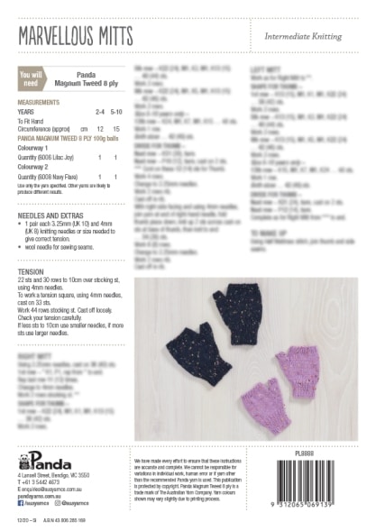 TAYC Panda 8ply Cheery Kids Knits - Image 3