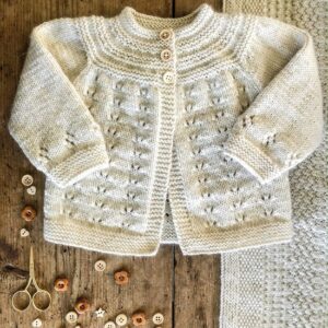 Baby Cakes 8ply Trinity Jacket and Hat