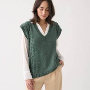 TAYC Patons 8ply Labyrinth Vest