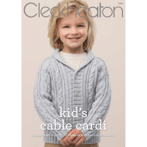 TAYC Cleckheaton 8ply Kids Cable Cardi
