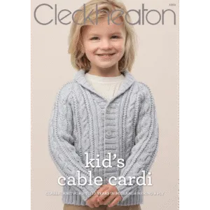 TAYC Cleckheaton 8ply Kids Cable Cardi