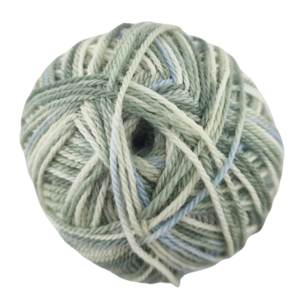 SKEINZ SECONDS - 4ply Green/Cream Sock