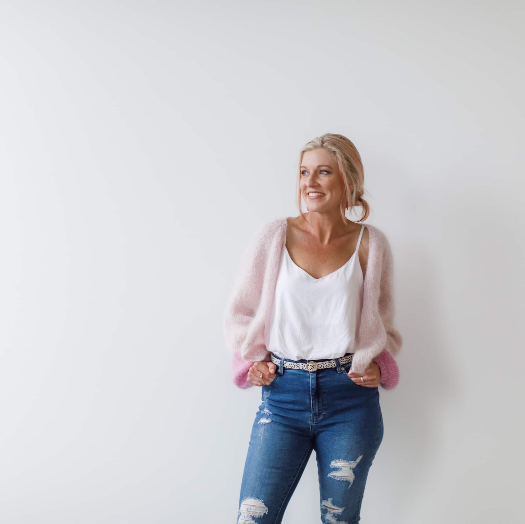 Purl Foundry 12ply Duo Tone Cardigan - Image 2