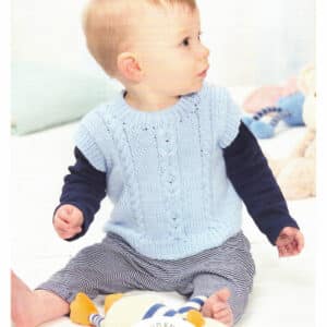 UKHKA 219 8ply Sweater Slipover and Hat