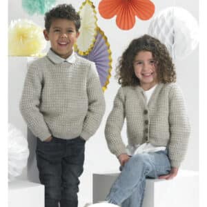 UKHKA 270 8ply Sweater and Cardigan