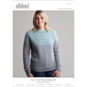 Ashford 8ply Fair Isle Yoke Sweater