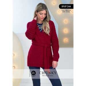 Pattern DYP244 12ply Wrap Cardigan