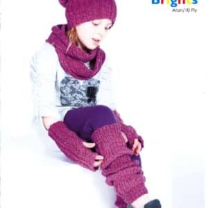 Naturally K645 10ply Hat, Scarf, Gloves and Legwarmers