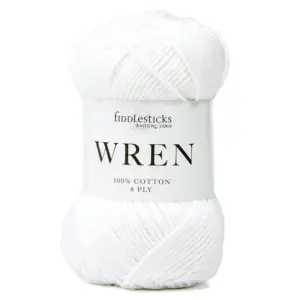 Wren Cotton 8ply White