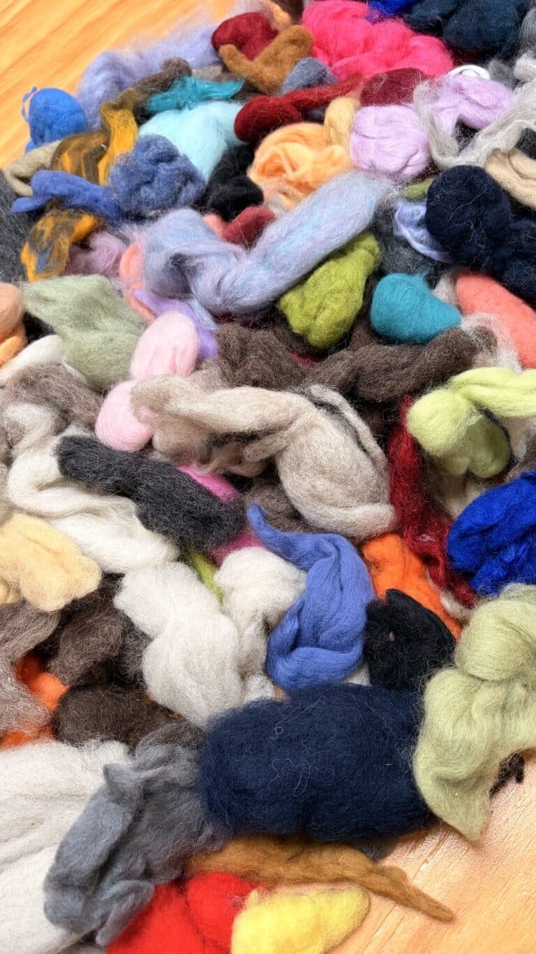 Fibre Felting Pack – Small Fibre Ends