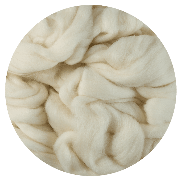 Fibre Pack White Wool Blend