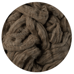 Fibre Pack Brown Wool Blend